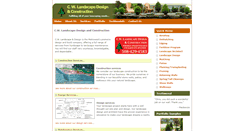 Desktop Screenshot of cwlandscapedesign.com